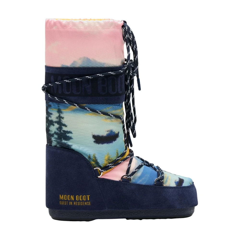 Moon Boot Women's Postcard Snow Boots - Midnight - Size 35/38 - Image 2