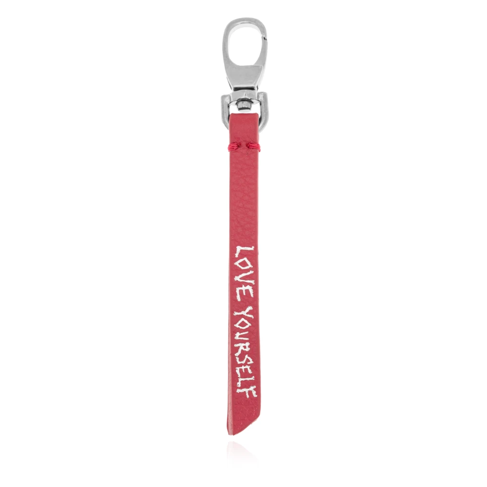 Zadig & Voltaire Leren sleutelhanger Pink Dames