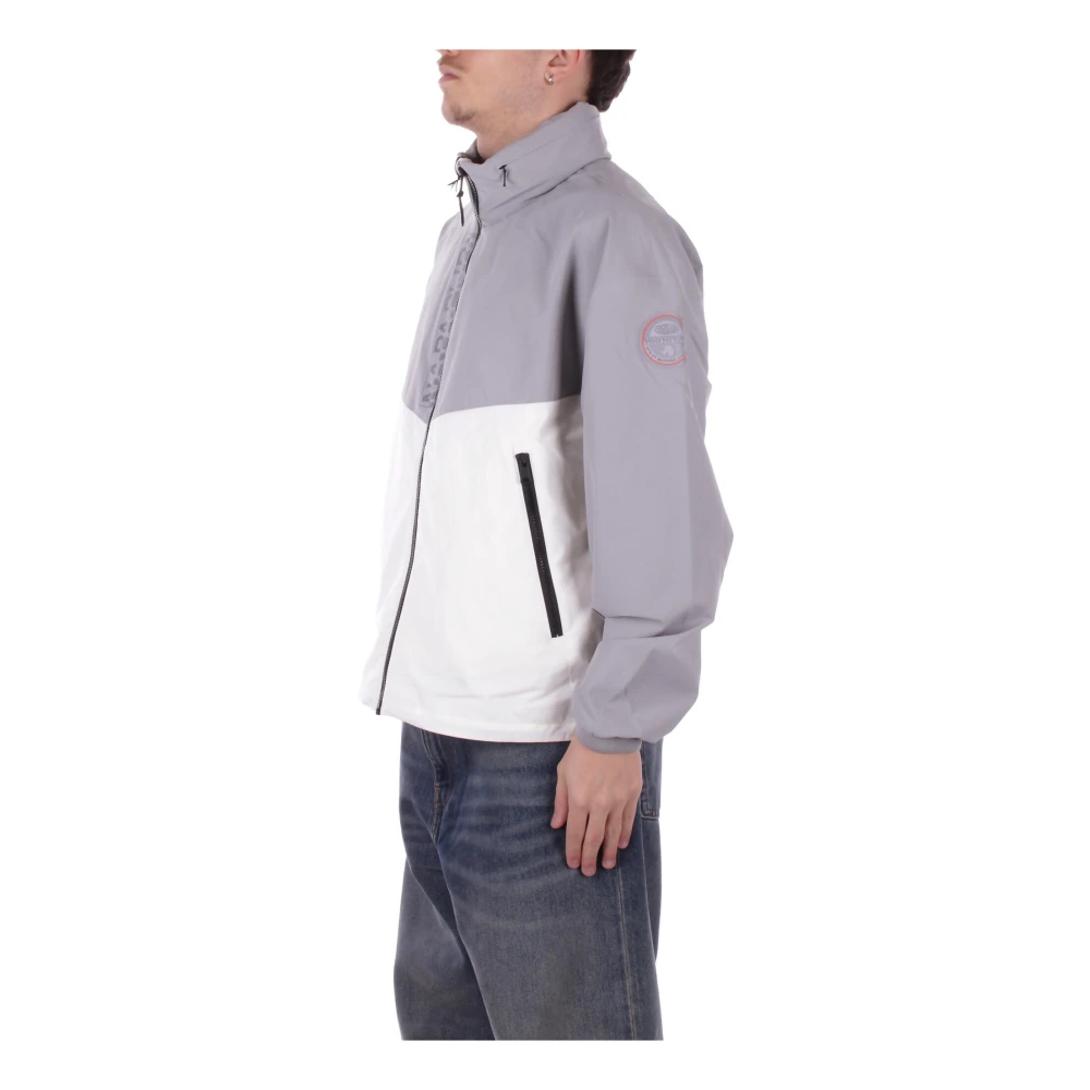 Napapijri Heren Hoodie met Logo Gray Heren