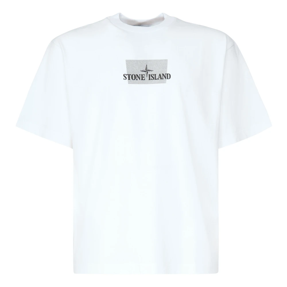 Stone Island Witte T-shirts en Polos White Heren