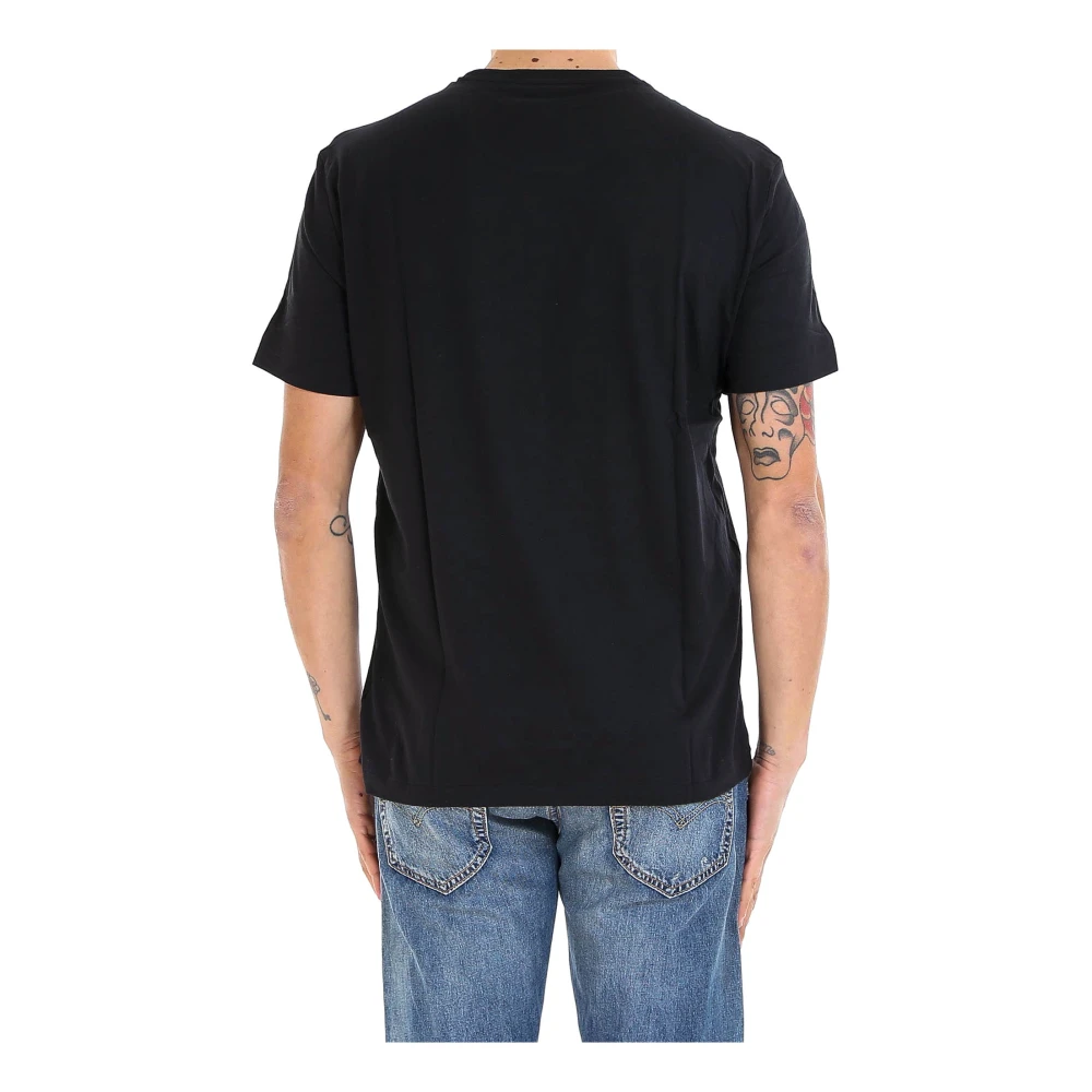 Polo Ralph Lauren Geborduurd Logo Katoenen T-Shirt Black Heren