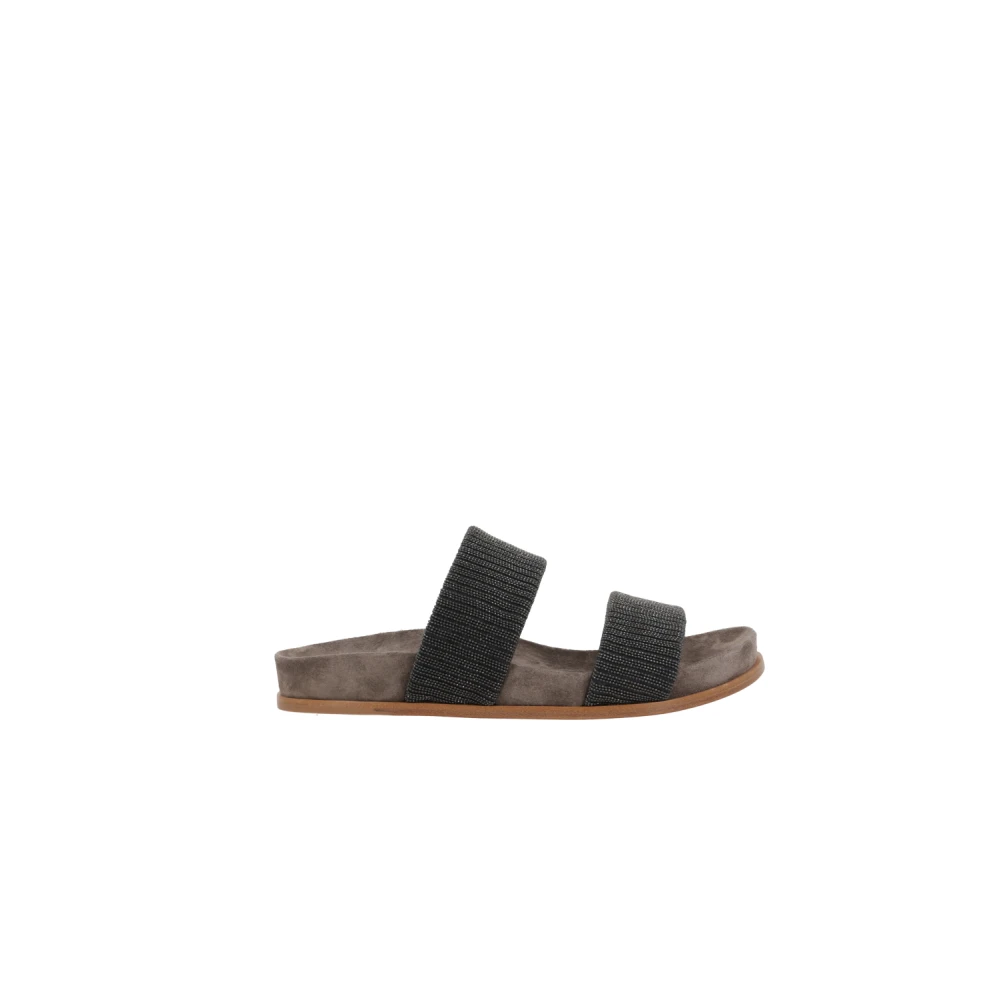 Shoes > Flip Flops & Sliders > Sliders - - Brunello Cucinelli - Modalova