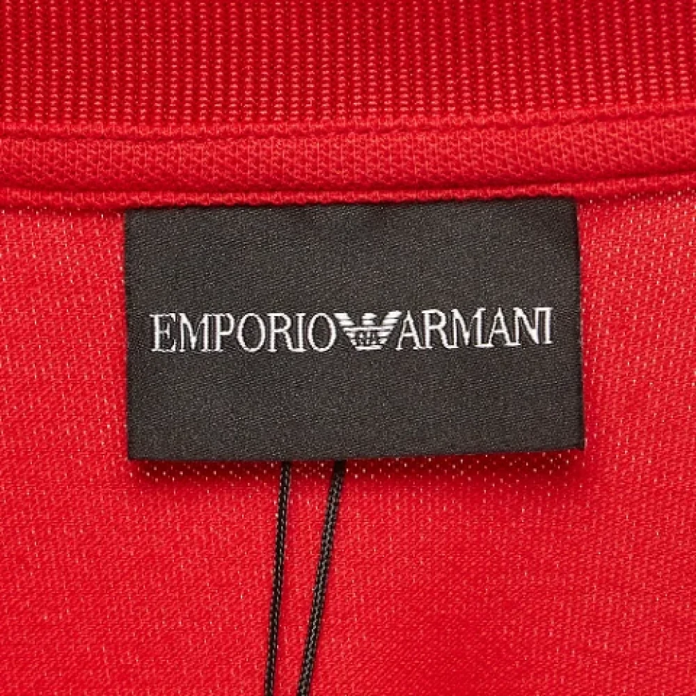 Armani Pre-owned Cotton tops Red Heren