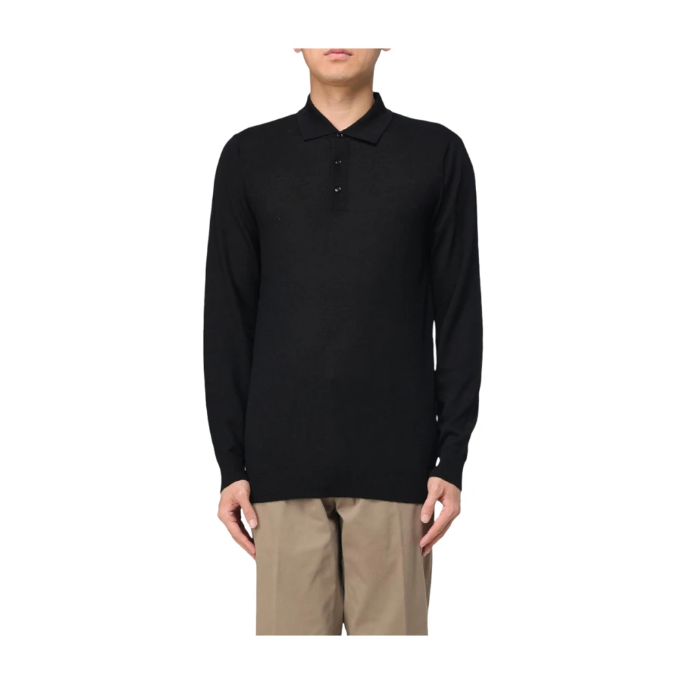 Liu Jo Zwarte Sweater Trendy en veelzijdig Black Heren