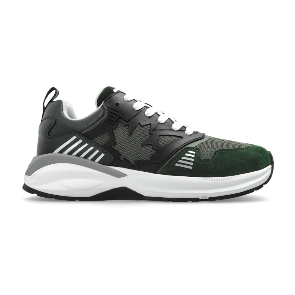 Dsquared2 Men's Green Trainers Dash - Sneakers - 8 Uk - Shoes