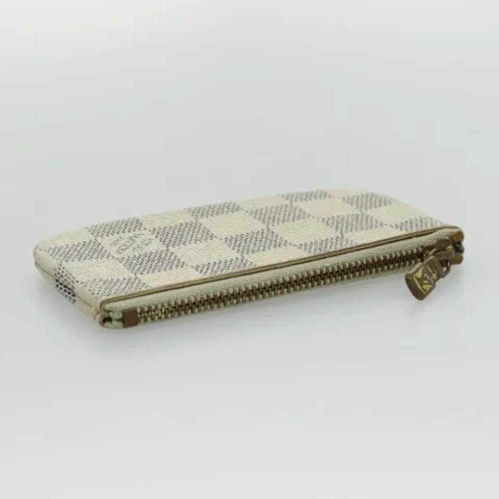Louis Vuitton Vintage Pre-owned Canvas wallets White Dames