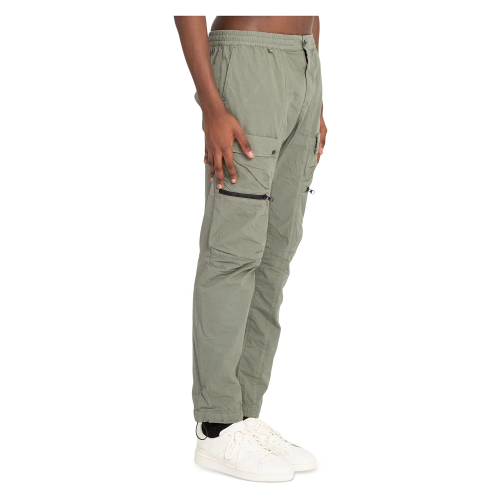 C.P. Company Cargo Track Pants in Micro Reps Green Heren