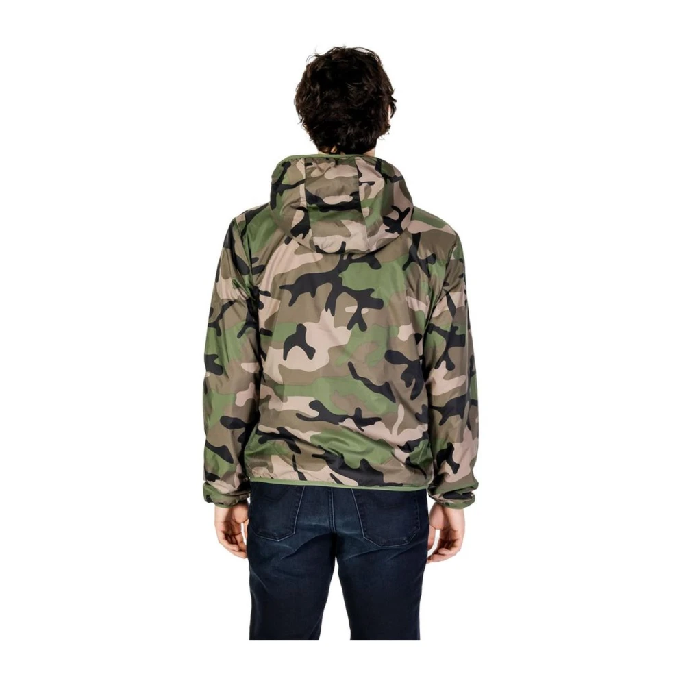 U.s. Polo Assn. Groene Polyamide Volledige Rits Jas Green Heren