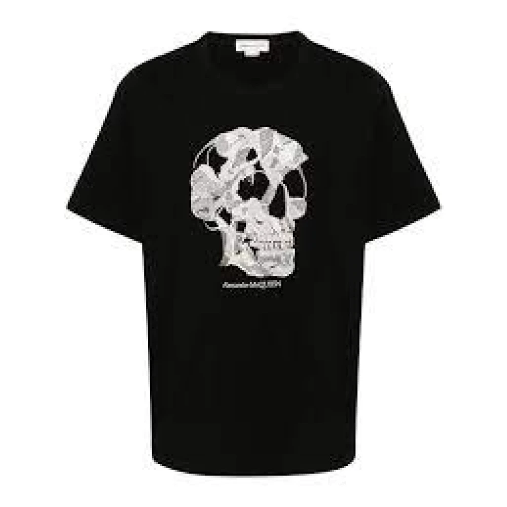 alexander mcqueen Casual Katoenen T-shirt Black Heren