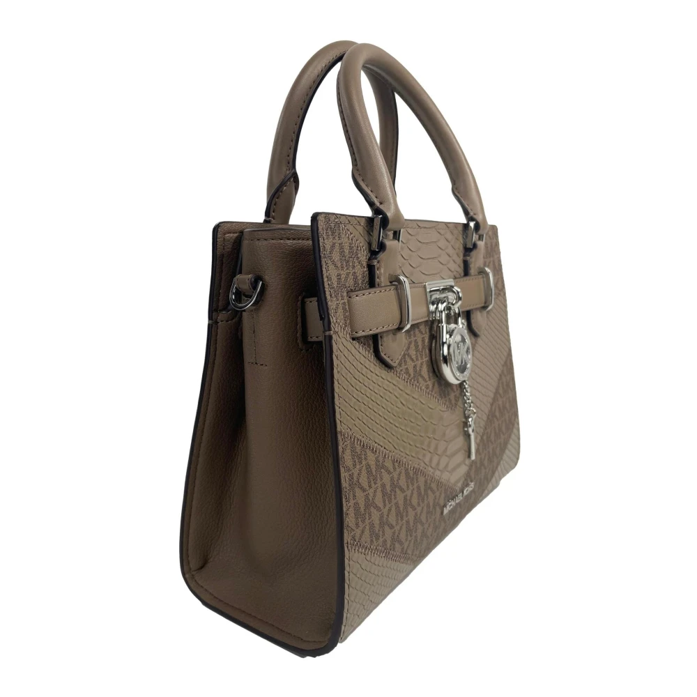 Michael Kors Kleine leren crossbody tas met binnenzakken Brown Dames