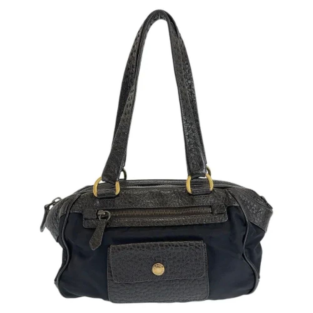 Prada Vintage Pre-owned Leather crossbody-bags Brown Dames