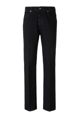Svarta Jeans för Stiligt Utseende