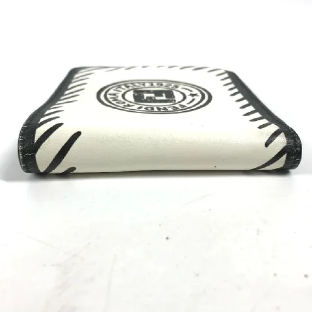 Fendi Vintage Pre-owned Leather wallets Black Dames