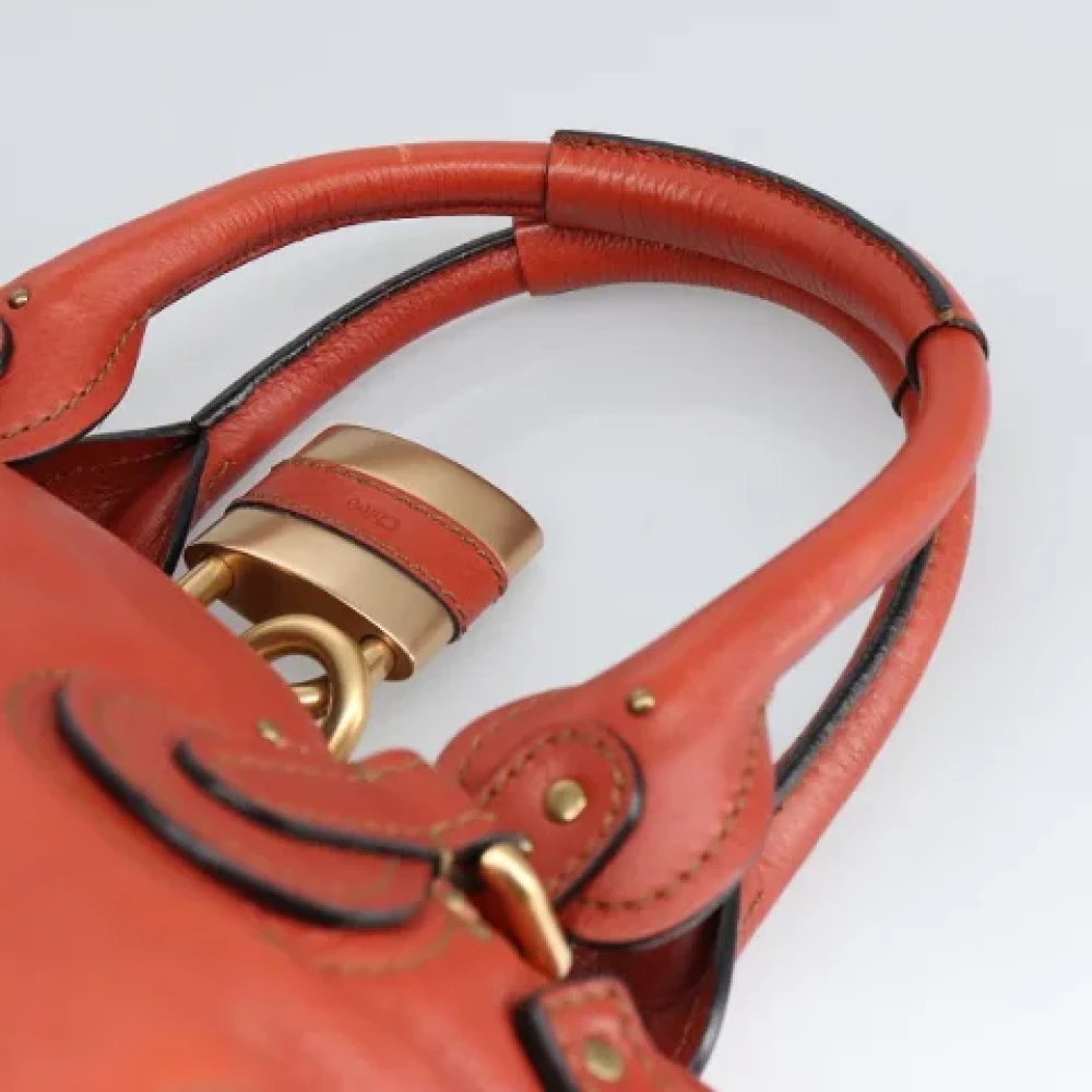 Chloé Pre-owned Leather handbags Brown Dames
