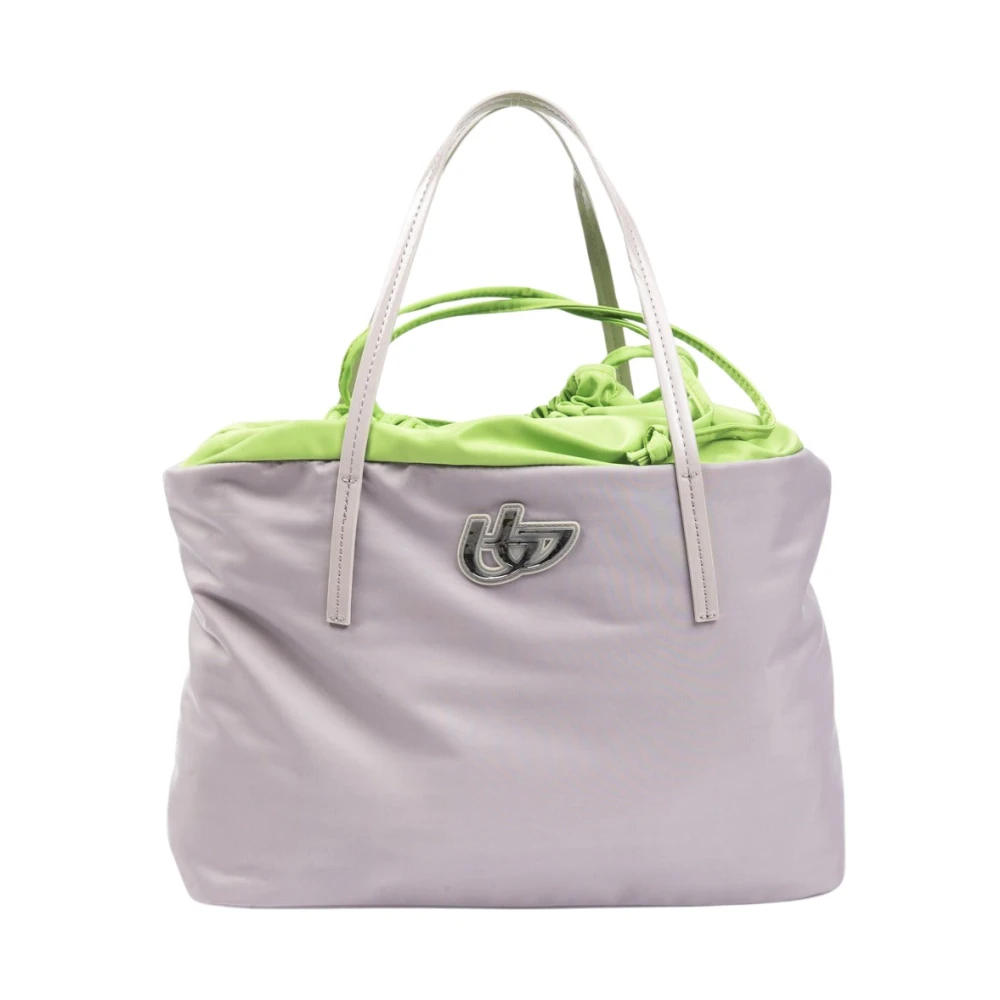 Byblos Stoffen en Synthetisch Leren Shopper Tas Gray Dames