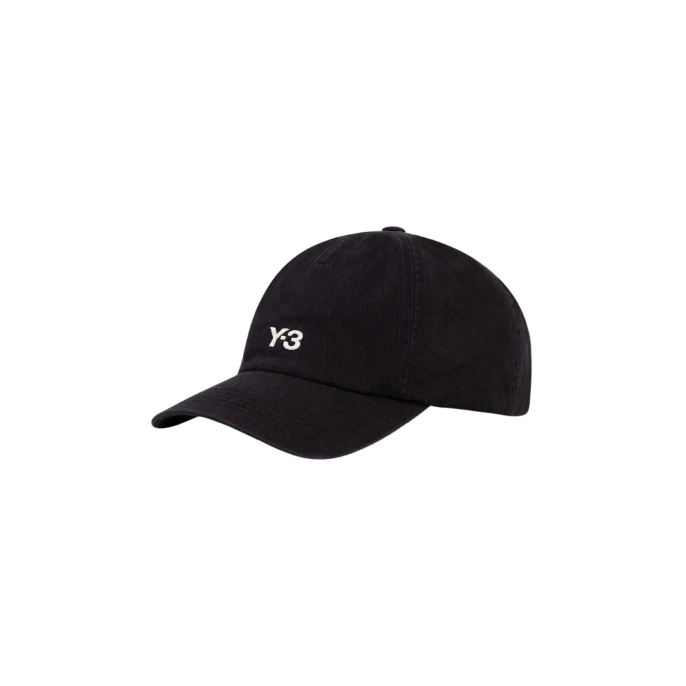 Y-3 Unisex Nero Cappello Di Cotone - Immagine 5