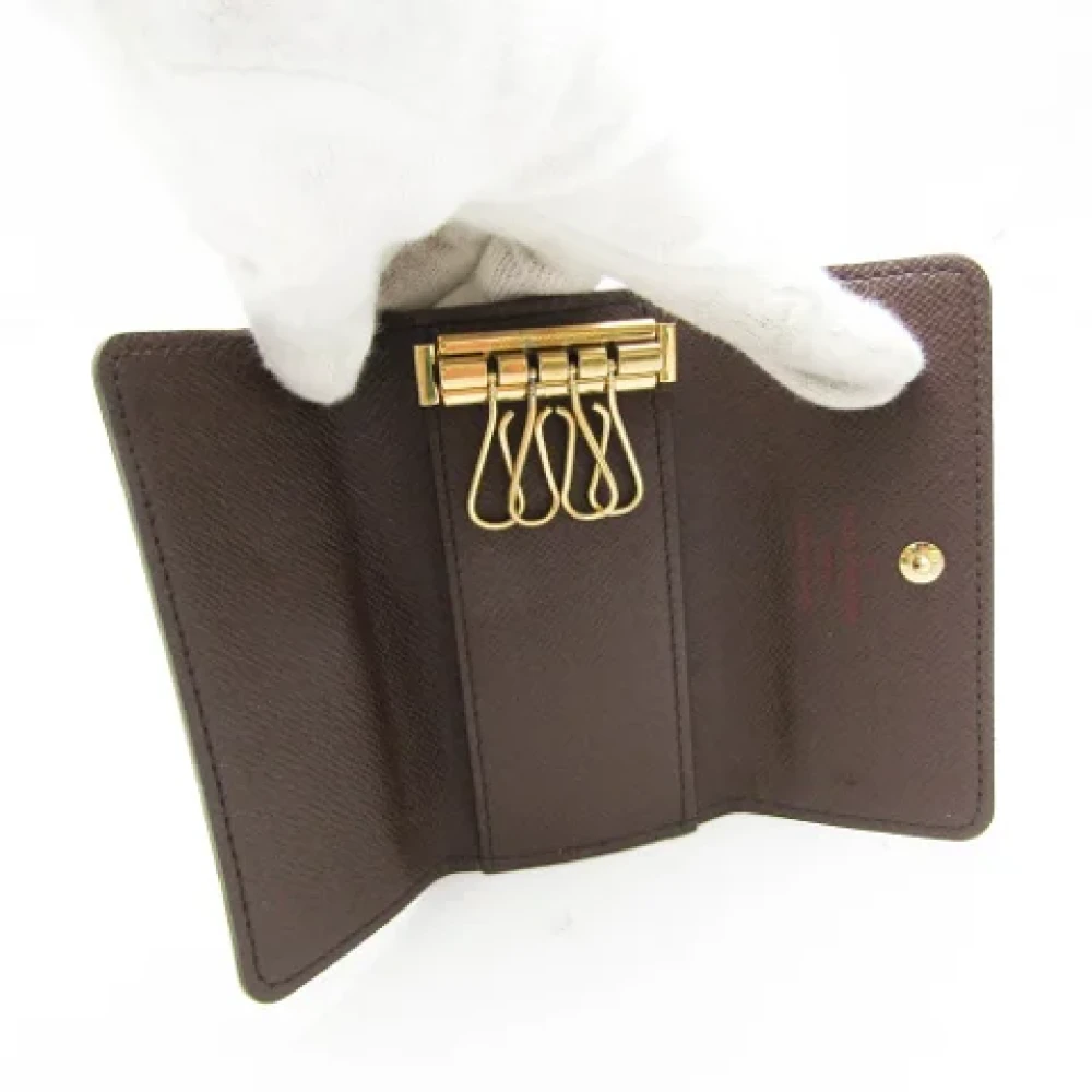 Louis Vuitton Vintage Pre-owned Fabric key-holders Brown Dames