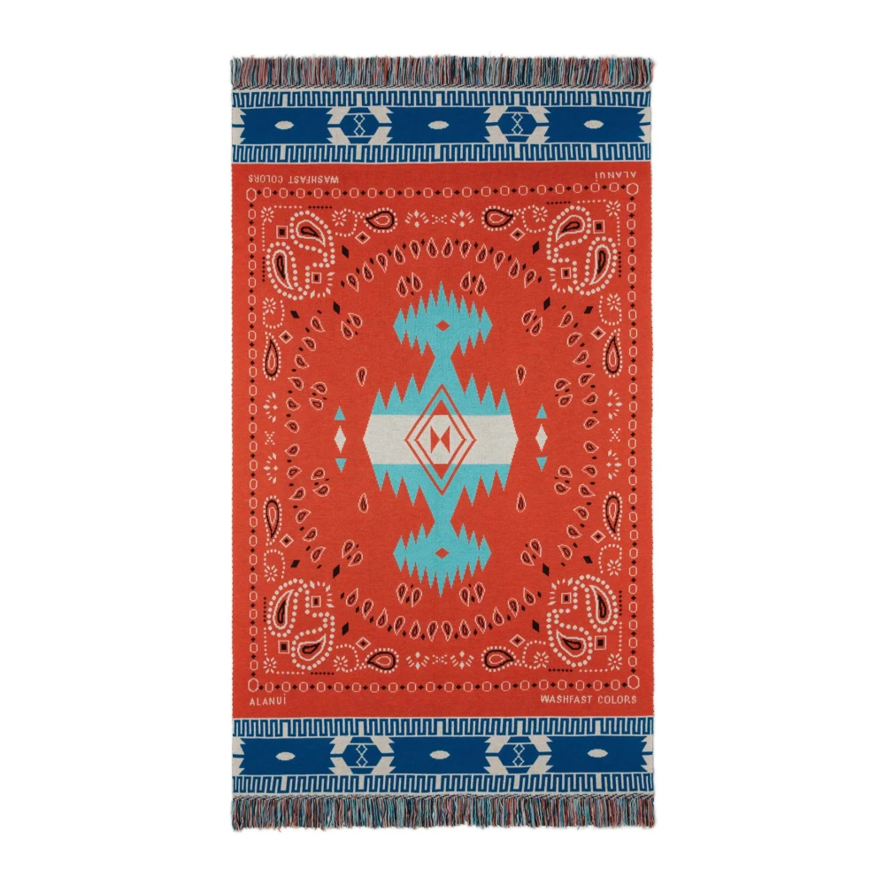 Alanui Bandana Jacquard wollen deken Multicolor Unisex