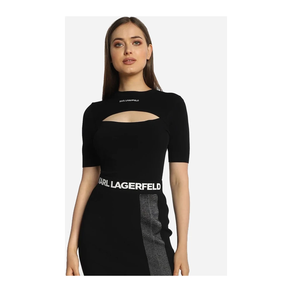 Karl Lagerfeld T-Shirts Black Dames