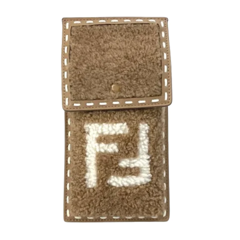 Fendi Vintage Pre-owned Fur fendi-bags Beige Dames