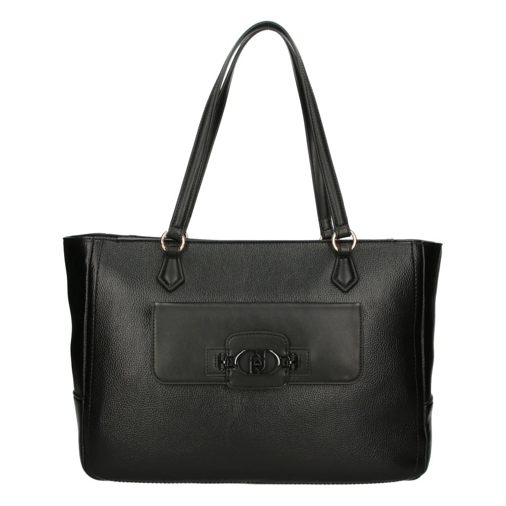 Liu Jo Stijlvolle Shopper Tas met Ritssluiting Black Dames