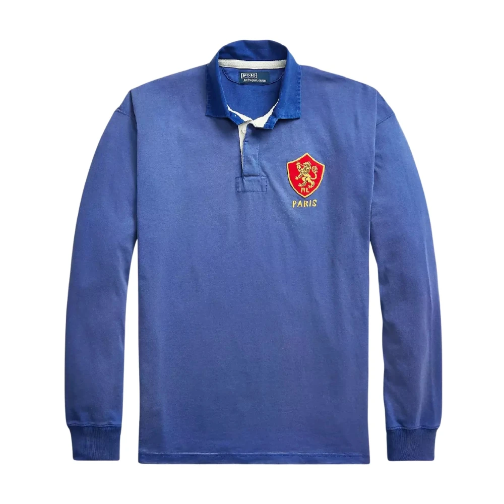 Ralph Lauren Katoenen overhemd met klassieke kraag Blue Heren