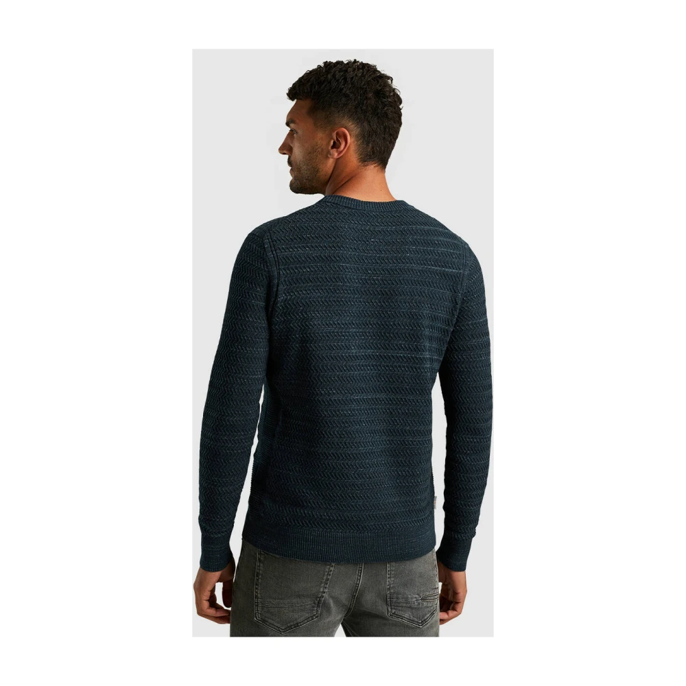 Cast Iron Crewneck Pullover Ckw2411353 Blue Heren