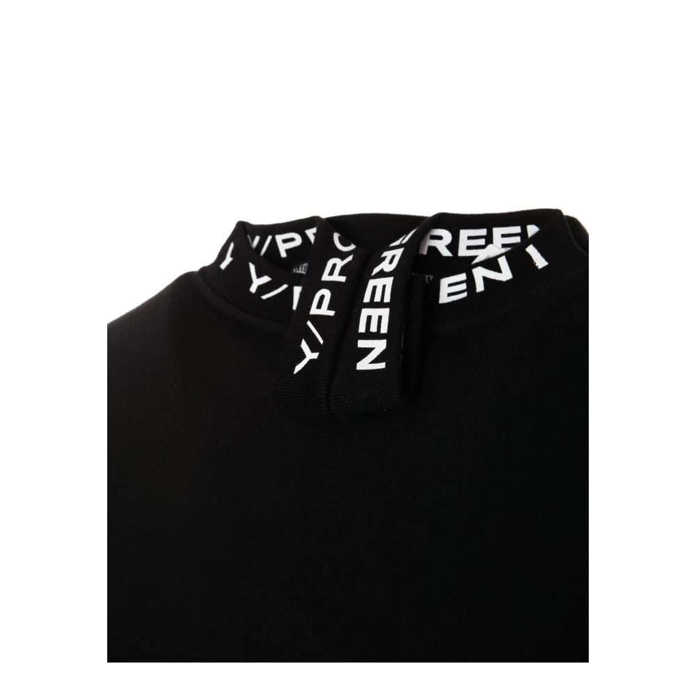 Y Project Vintage Evergreen Sweatshirt Oversized Black Heren