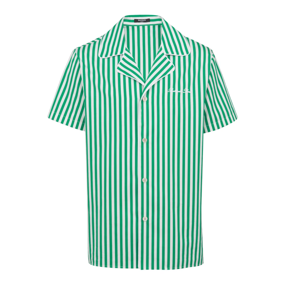 Shirts > Short Sleeve Shirts - - Balmain - Modalova