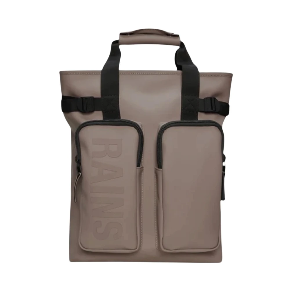 Rains Uomo Beige - Zaino Tote Texel - Bags - One Size