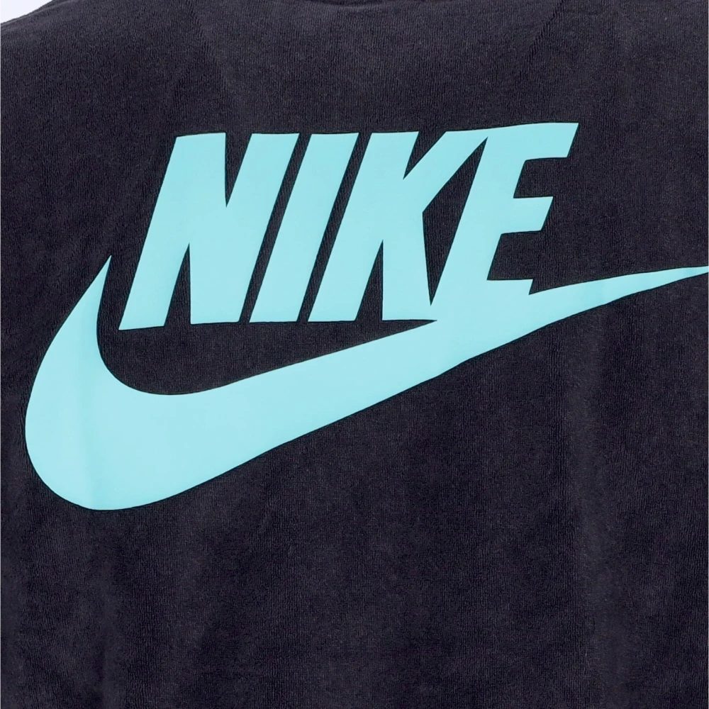 Nike Short-sleeve Hooded Sportswear Top Black Heren