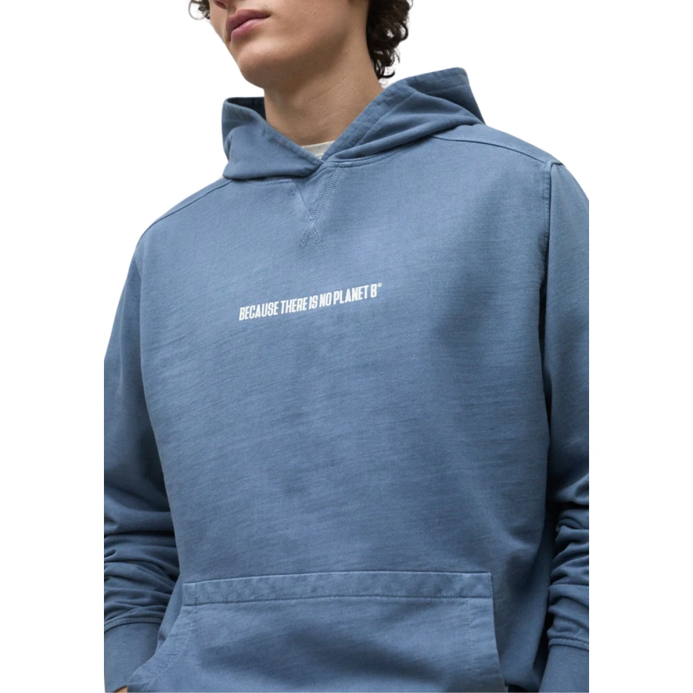 Ecoalf Licht Indigo Sweatshirt voor Mannen Blue Heren