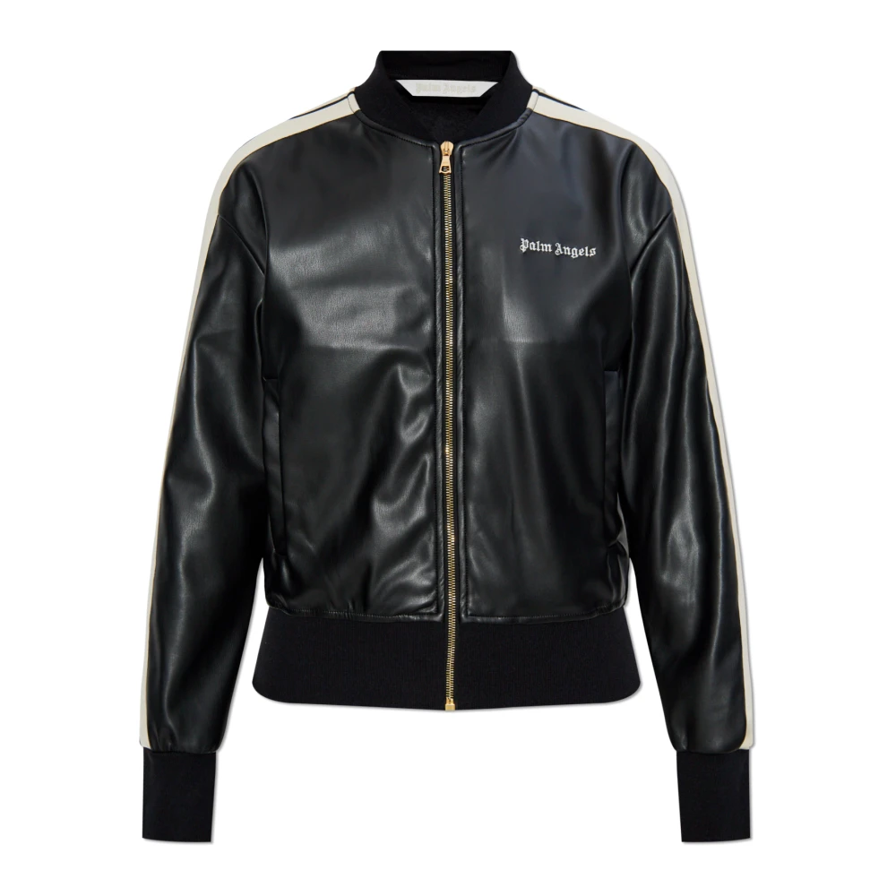 Palm Angels Jas met logo Black Dames