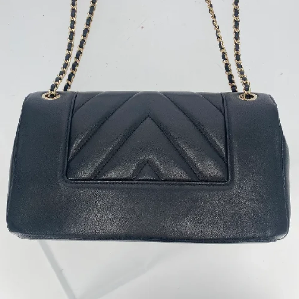 Chanel Vintage Pre-owned Leather chanel-bags Black Dames