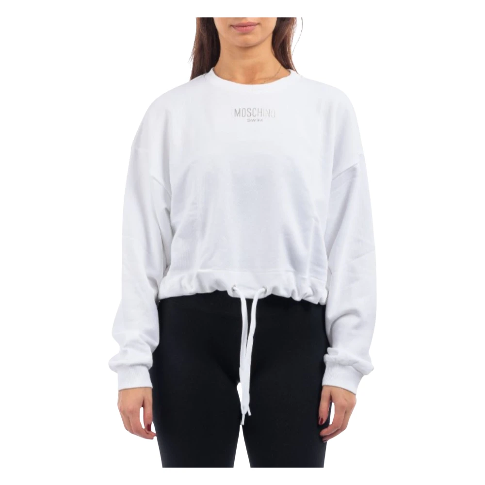 Moschino Dames Sweatshirt Zwemkleding White Dames