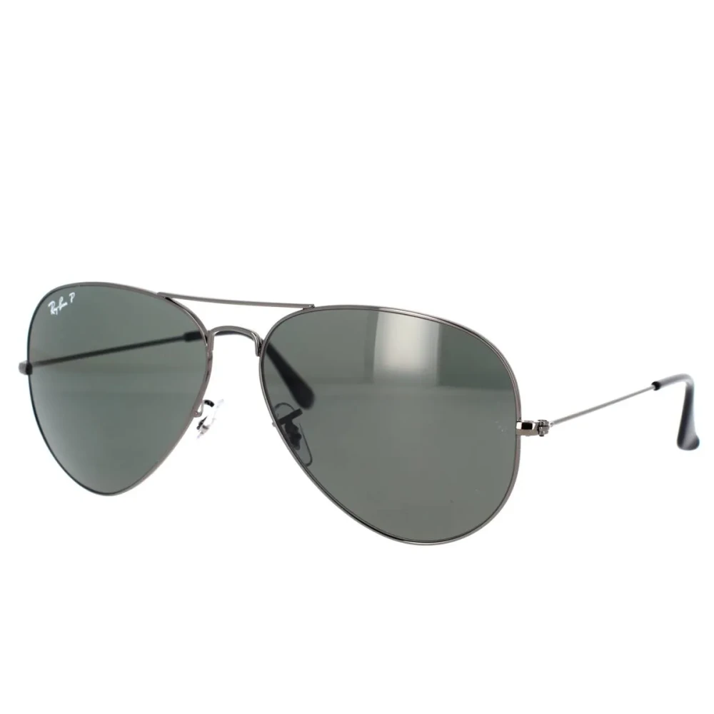 Ray-Ban Unisex Gray Classic Aviator Polarized Sunglasses