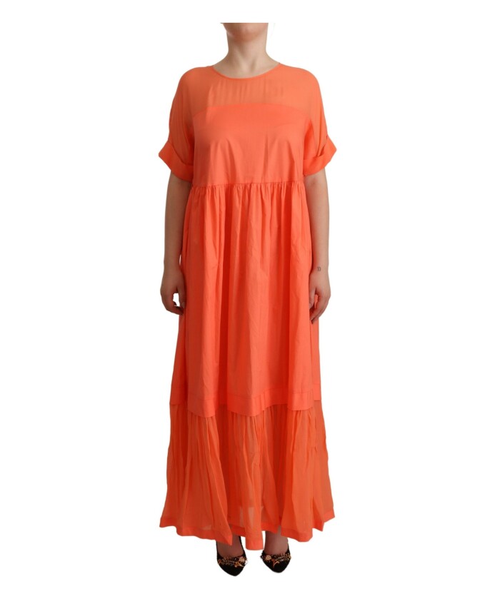 robe-longue-corail-elegante