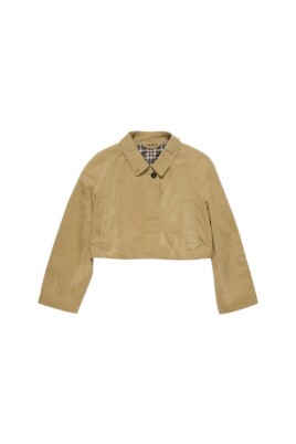veste-twill-ocre-avec-patch-en-cuir