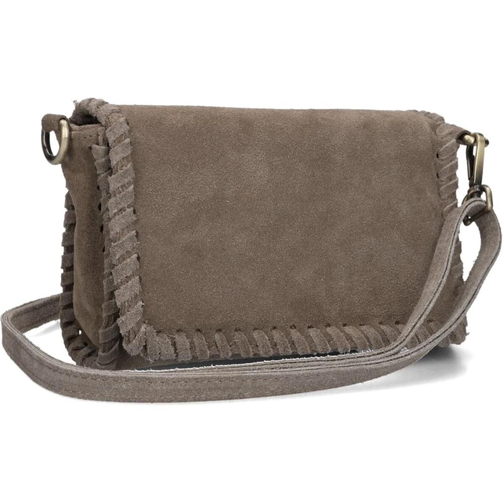 Notre-v Elegante Romee Schoudertas Taupe Brown Dames