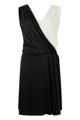 Kort Elegant Asymmetrisk Klänning