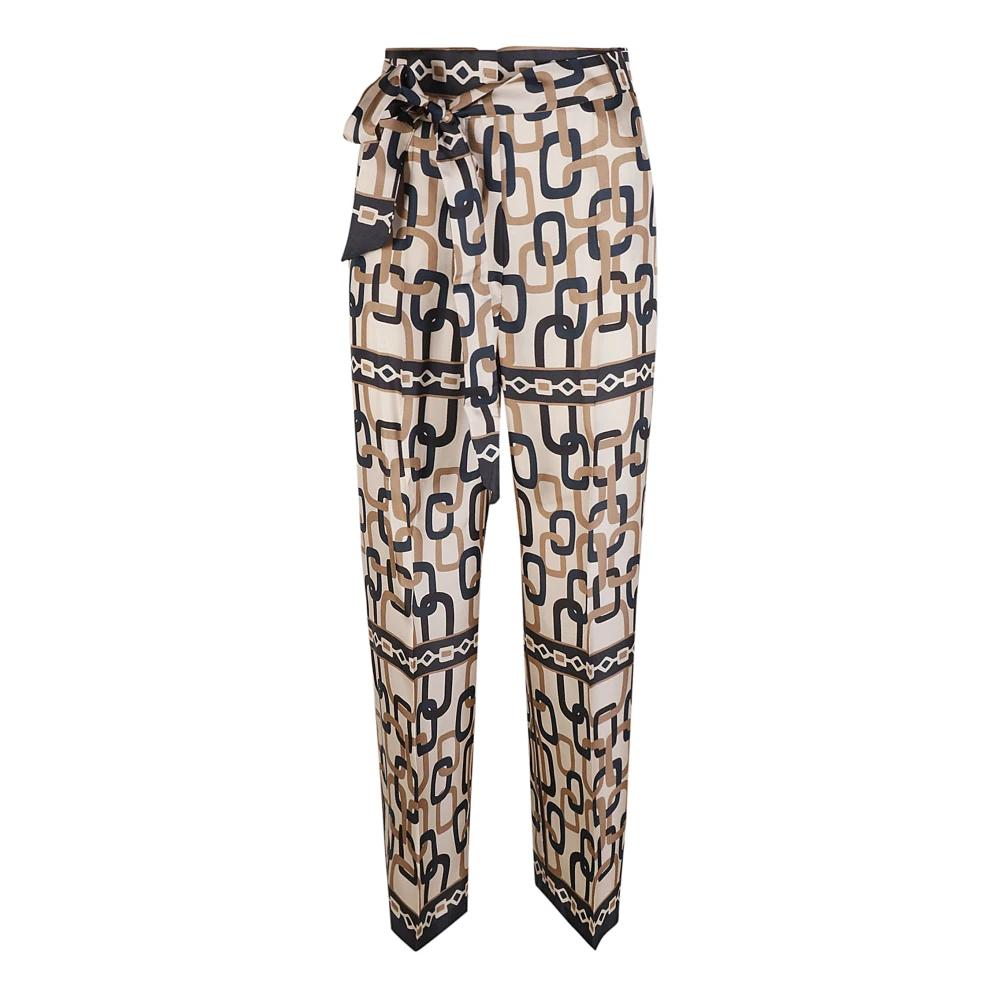Max Mara Blauwe Brina Broek Blue Dames