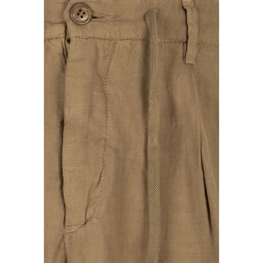 40Weft Beige Chino Broek Beige Heren