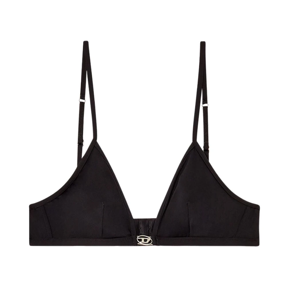 Diesel Women's Black Triangle Bra Bikini - Bikinis - S - Swimwear