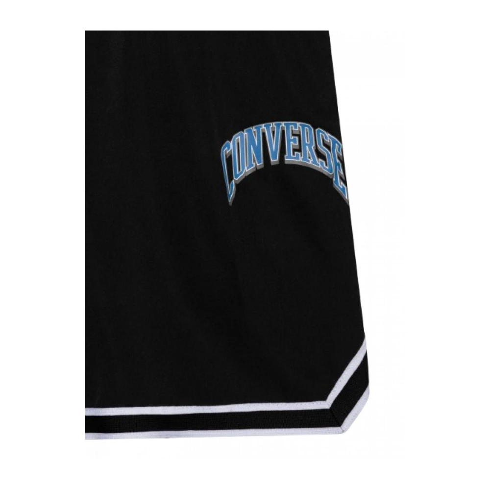 Converse Kinderen polyester shorts met verstelbare taille Black Heren