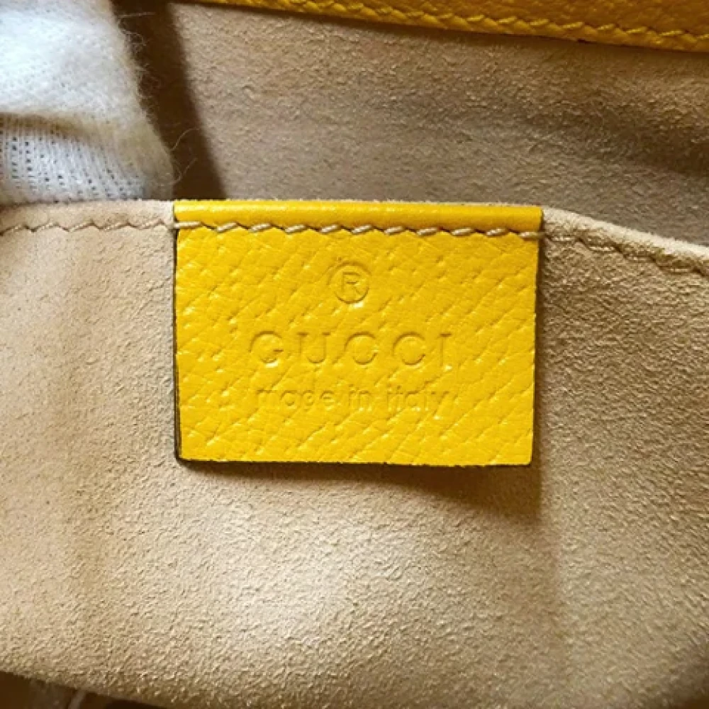 Gucci Vintage Tweedehands Geel stoffen Gucci Ophidia Yellow Dames