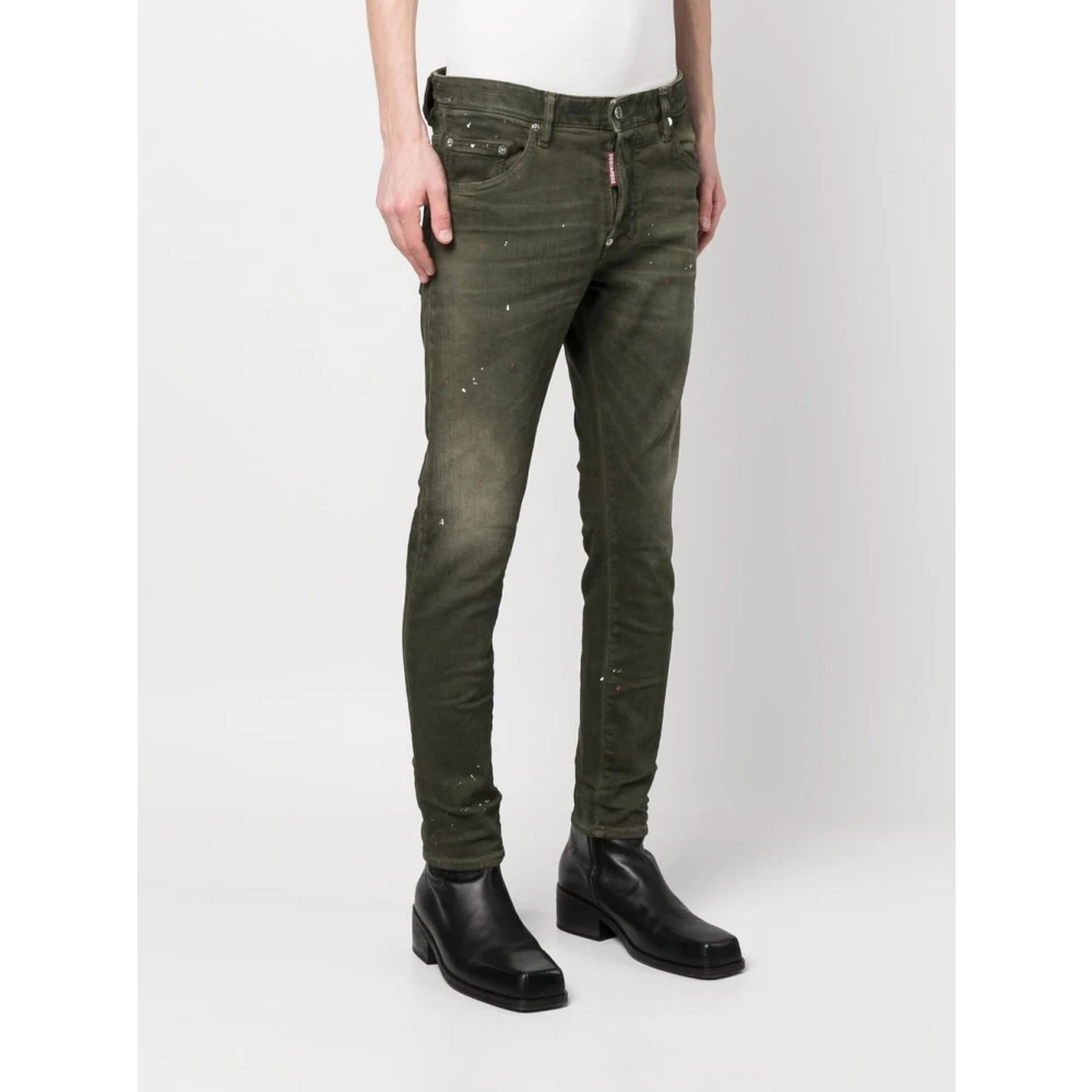 Dsquared2 Slim-fit Jeans Green Heren