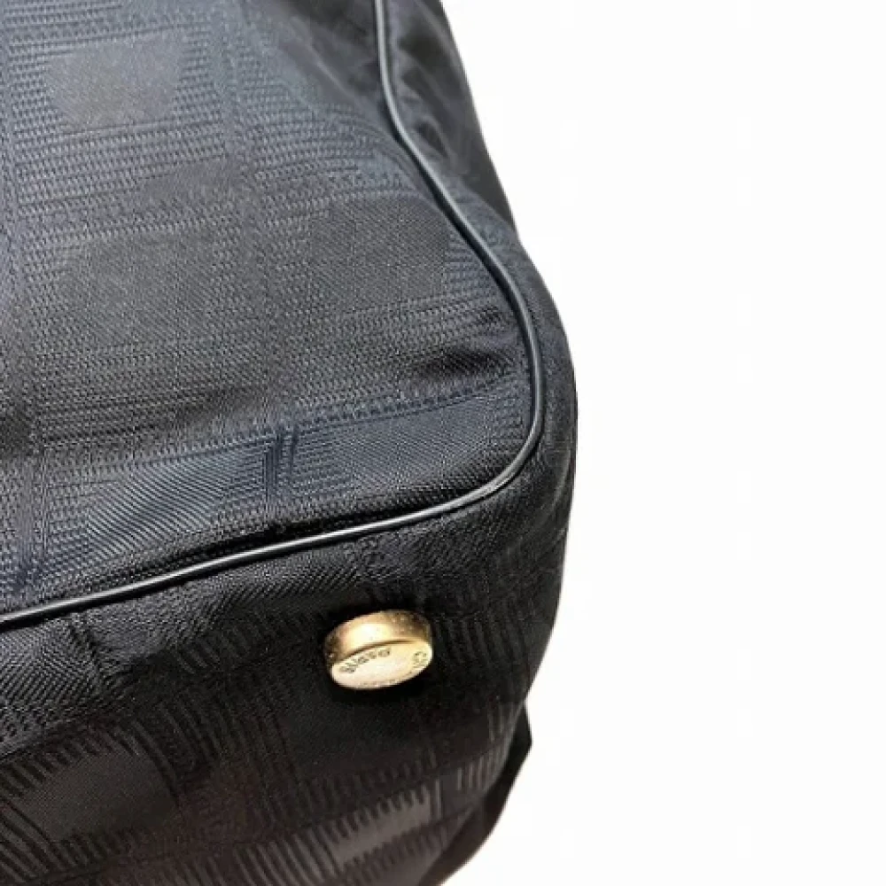 Chanel Vintage Pre-owned Nylon chanel-bags Black Dames