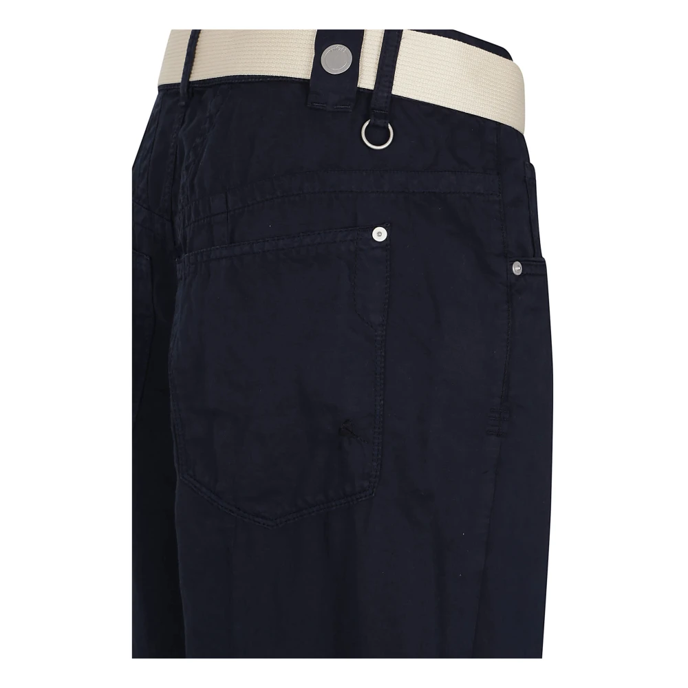 High Broek Blauw Blue Dames