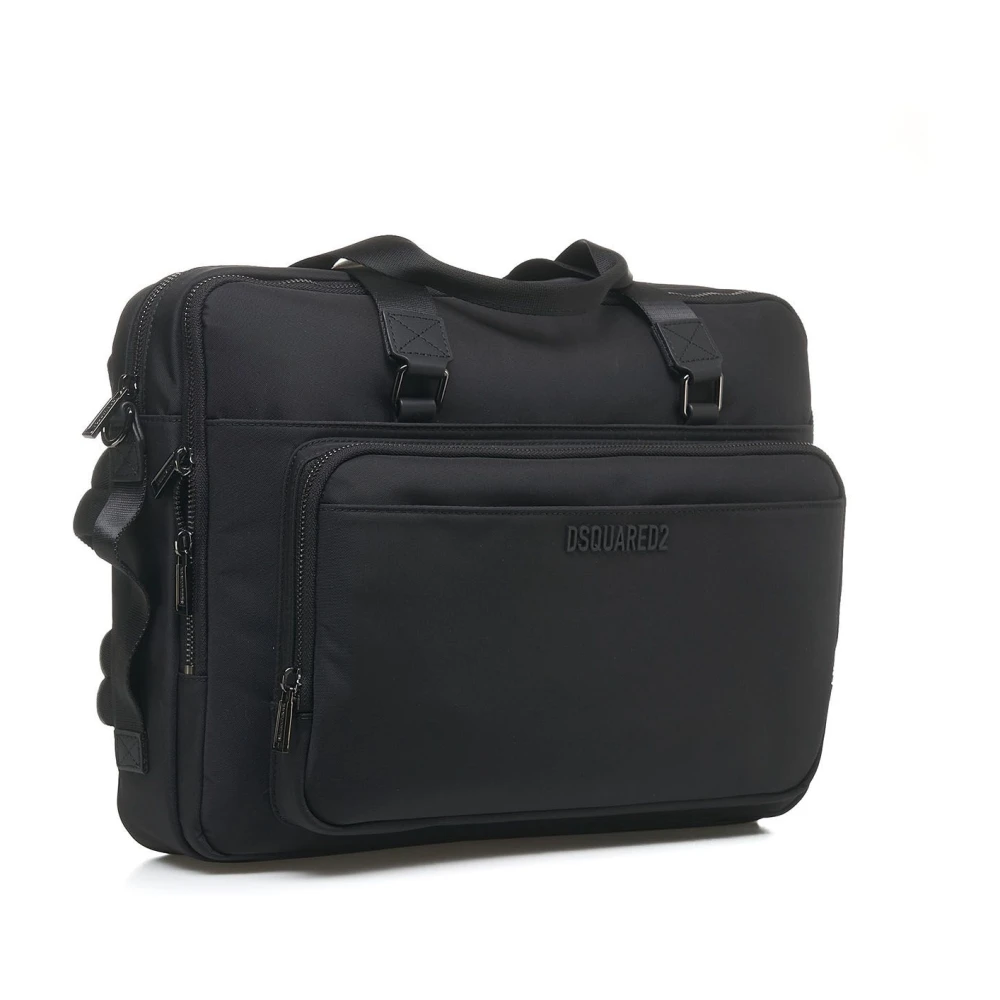 Dsquared2 Zwarte Bucket Bag & Rugzak Black Heren