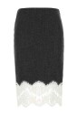 jupe-en-melange-de-viscose-extensible-charbon